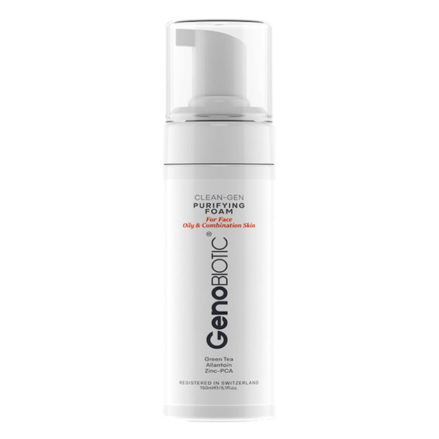 فوم شستشو صورت پوست چرب و مختلط ژنوبایوتیک 150ml
