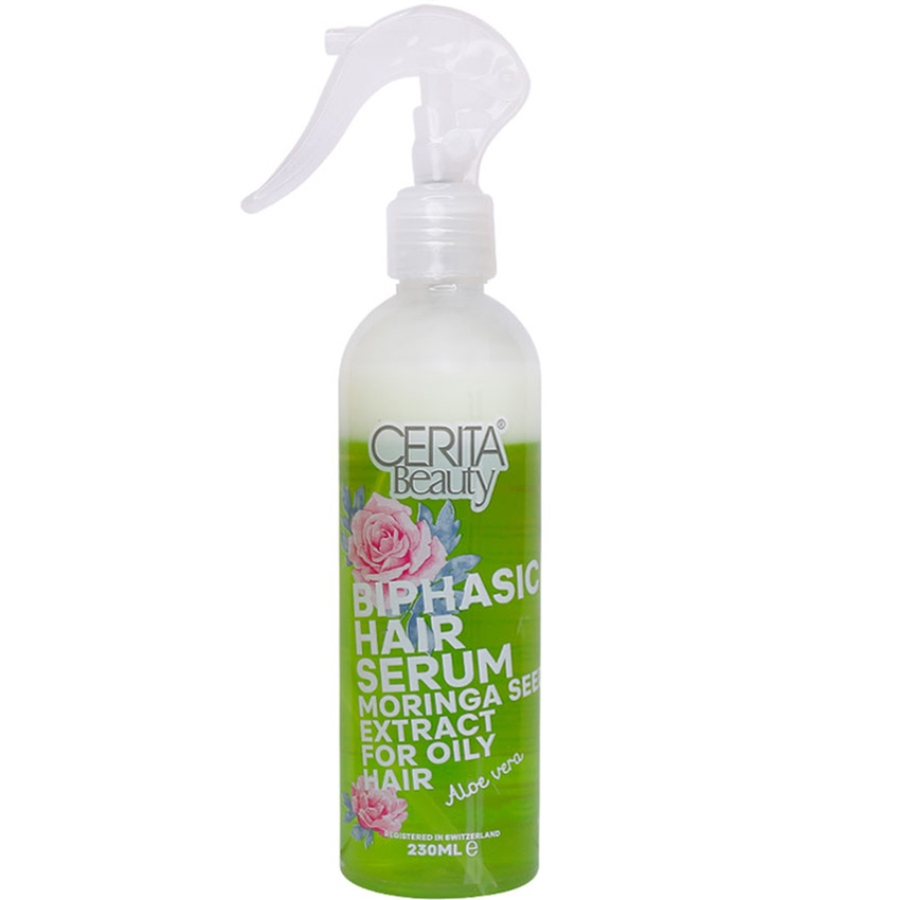اسپری دوفاز حالت دهنده موهای چرب سریتا 230ml