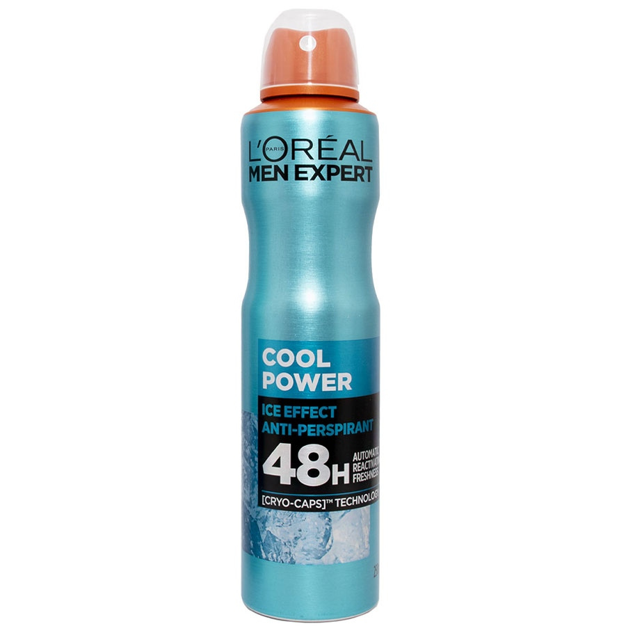 اسپری ضد تعریق مردانه 48 ساعته لورال 250ml Cool Power 