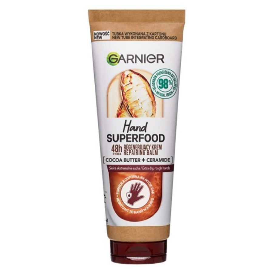 کرم دست کره کاکائو و سرامید SuperFood گارنیه 75ml