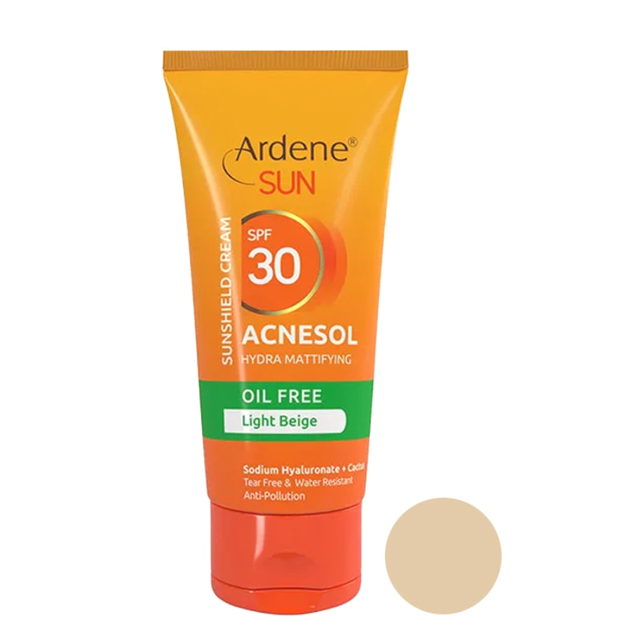 کرم ضد آفتاب رنگی SPF30 Acnesol آردن سان-بژ روشن