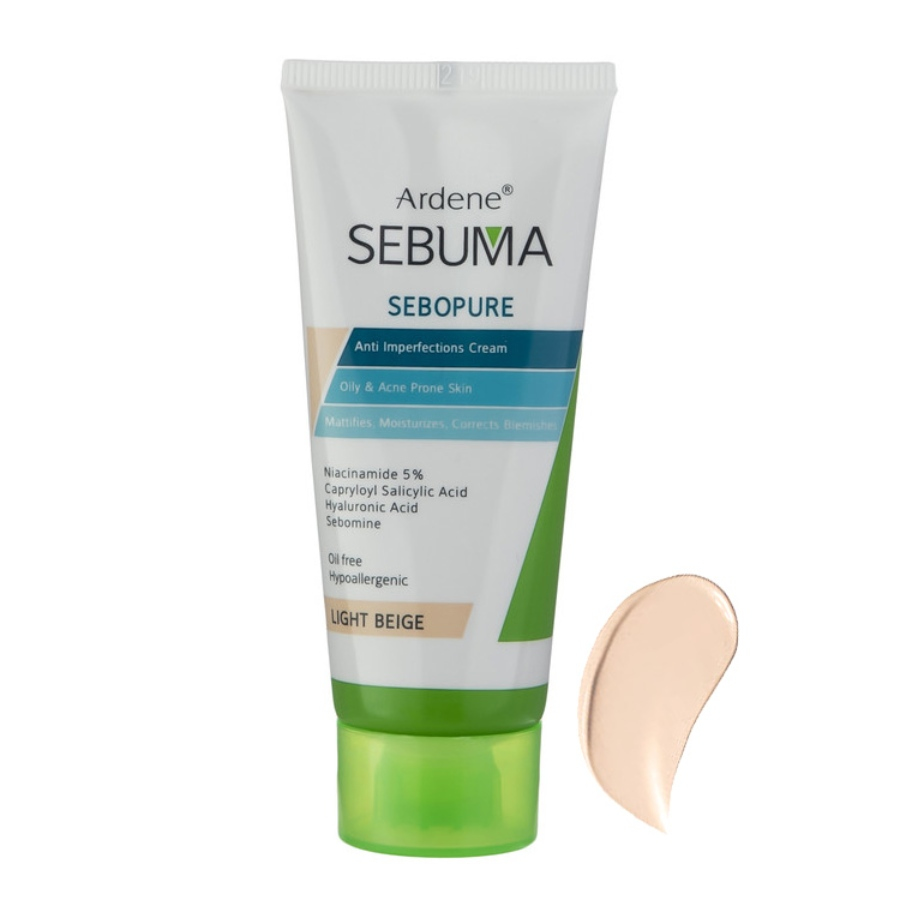 کرم رنگی ضد جوش و مات کننده پوست چرب و جوشدار آردن سبوما 30ml